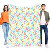 Balloon Dog Pattern Blanket Soft Cozy Bed Sofa Throw Lightweight Kids Gift Perfect for Home Decor and Birthday Parties