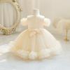 Mädchen Prinzessin Hochzeitskleid 1-5 Jahre Baby Mädchen Mesh Baumwolle Geburtstagsparty Kleider Kinder Mädchen Kleid Kinder Ballkleid Kostüm