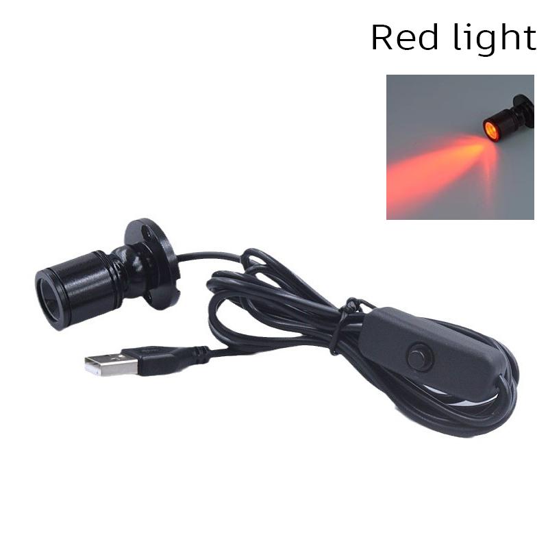 LED USB 5V 3W Led Spot Light Surface Mounted Cabinet Showcase Counter Jewelry Lamp Rotatable Angle Ceiling Mini Spotlight