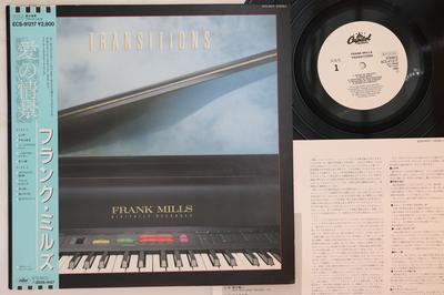 LP Record FRANK MILLS  Transitions ECS91217PROMO CAPITOL Japan Obi Jazz Used