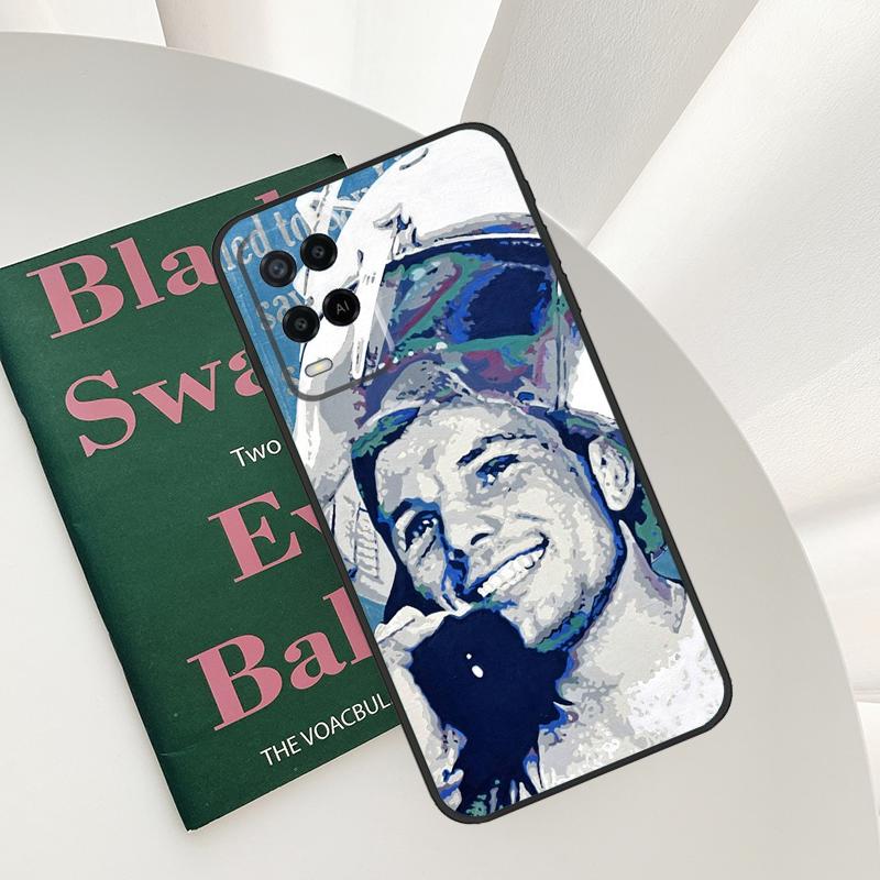 Yuri Gagarin Y Laika Fodral För Oppo A15 A16 A17 A52 A72 A76 A96 A54 A74 A94 A54S A57S A58 A78 A98 A57 A77 Skydd