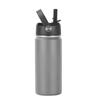16oz 304 Stainless Steel Water Bottle, Double Wall Vacuum Insulated Sports Flask with Flip Straw Lid & Carry Handle