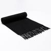 Mary Hot Sale Men's and Women's Solid Color Red Scarf Wool Thickened Business Autumn and Winter Scarf Company Annual Meeting Gift LOGO