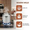 Kitchen Tool 450ML Butter Warmer Stainless Steel With Spout Milk Pot Durable 3.3 x 3.3 x 3.7in Coffee Pot Melting Chocolate