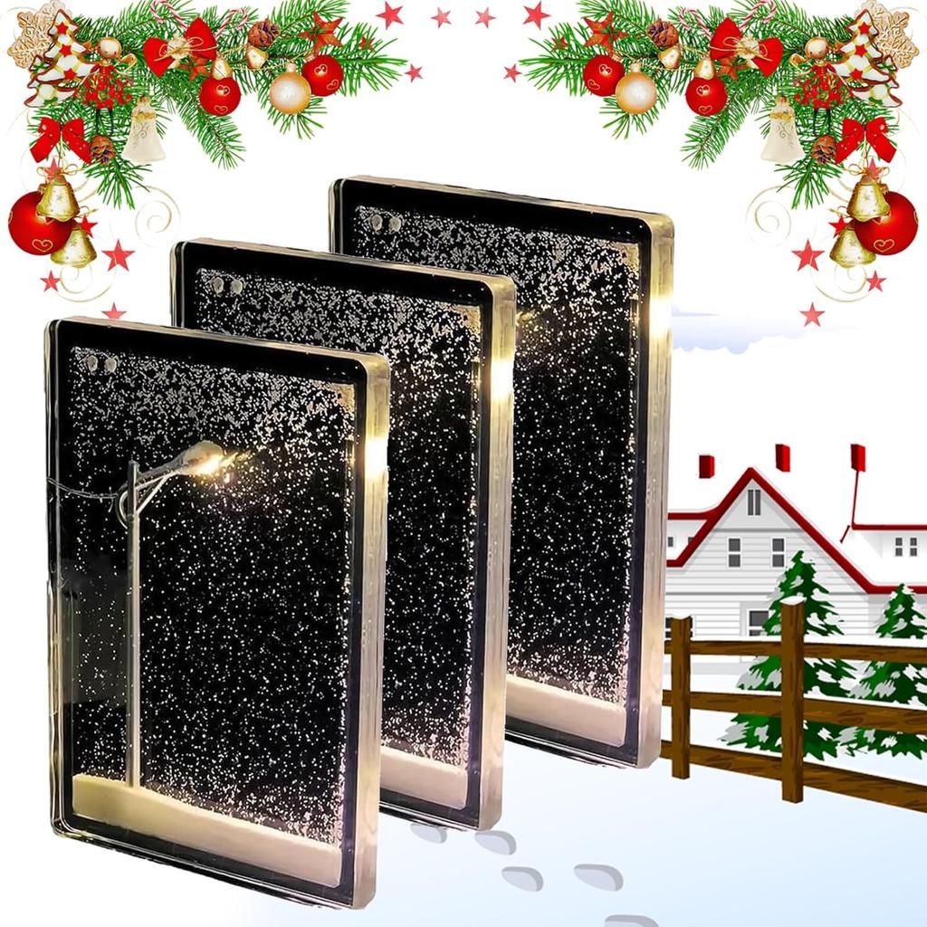 Street Lamp Snow Globe, Snow Scenery Night Light Street Lamp, Street Lamp Night Light, Snowfall Lamp, Now Scene Lamp, Snowy Night Street Lamp, Snowy