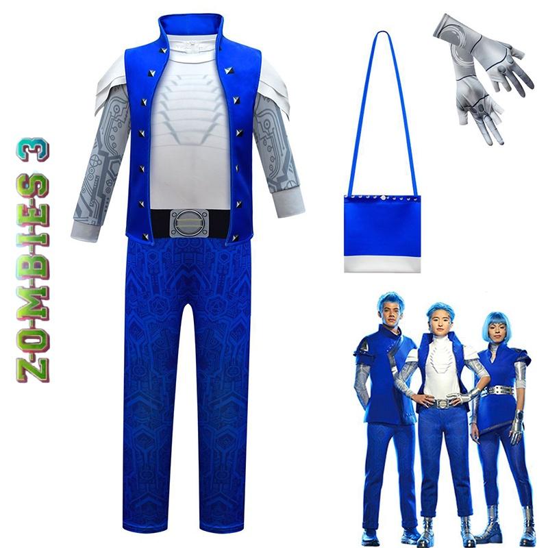 Bright And Durable Zombie 3 Alien Cosplay Costume For Kids Perfect For Halloween And Carnivals