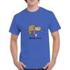 2023 Summer Crewneck T-shirt Student Minimalist Commuting Sports Quick Dry Short Sleeve Sloth Cartoon Breathable Loose