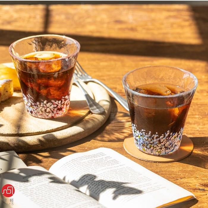 [Aderia] Tsugaru Vidro Nihon no Iro Fukei Winter Colors 260ml Pair Glasses (Gift Box) - Made in Japan