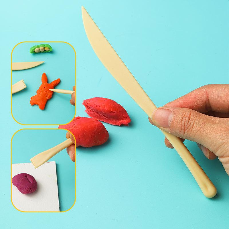 10-Piece Handmade Polymer Clay Sculpting Tool Set