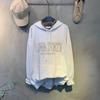 C S In The Room Roah Embroidery leTTerIng overSized Long Sleeve Hoodie T ShirT 3
