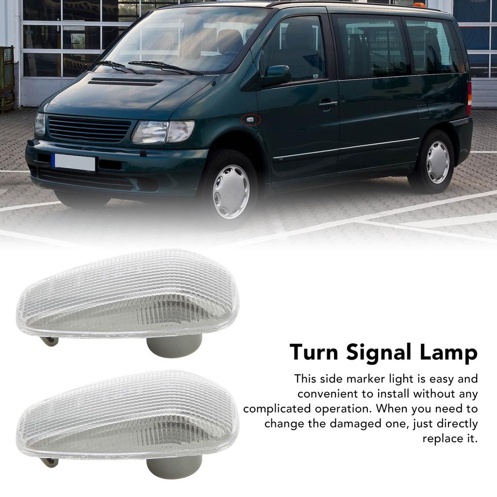 2PCS Side Marker Light 2108200921 Turn Signal Lamp Replacement for    Vaneo W414 20022005