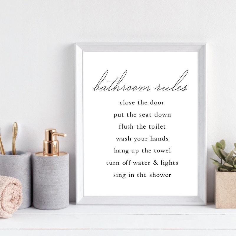 

Цитата для ванной комнаты, постеры и принты на холсте, настенные картины, современные забавные надписи для ванной комнаты, художественная живопись, настенное искусство для ванной комнаты, декор без рамки 21*30cm No Frame