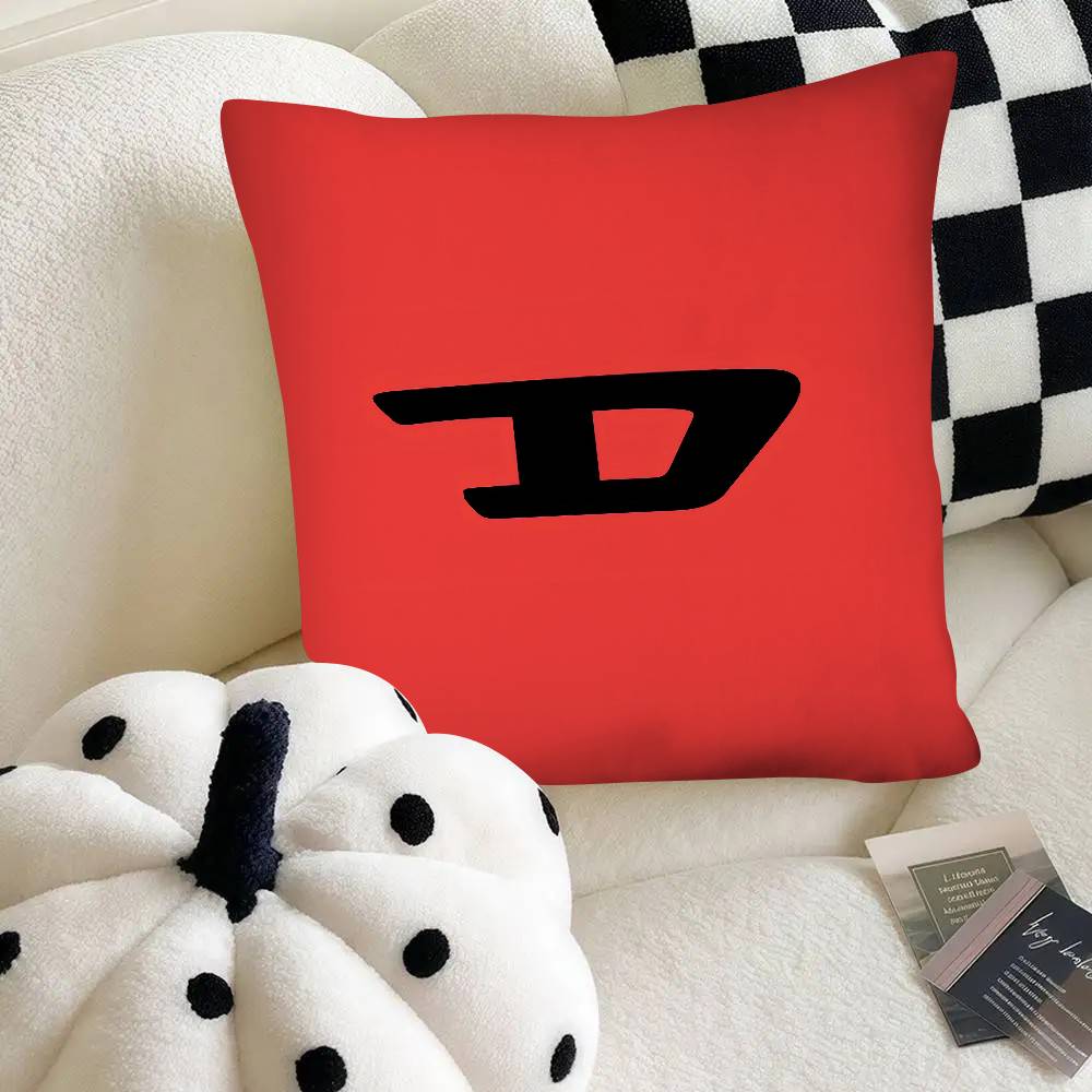 Luxury D-diesElS-Design Pillow Case Fashion Square Pillowcase Bedroom Sofa Room Ins Decoration Leisure