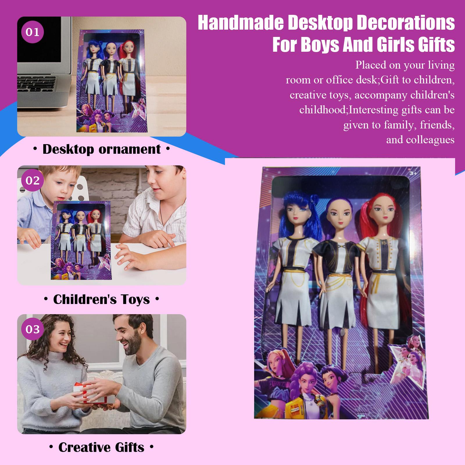 

Коллекция модных пластиковых кукол с уникальными стильными нарядами и красочными прическами. Идеальный подарок для детей, чтобы и творить. One Size