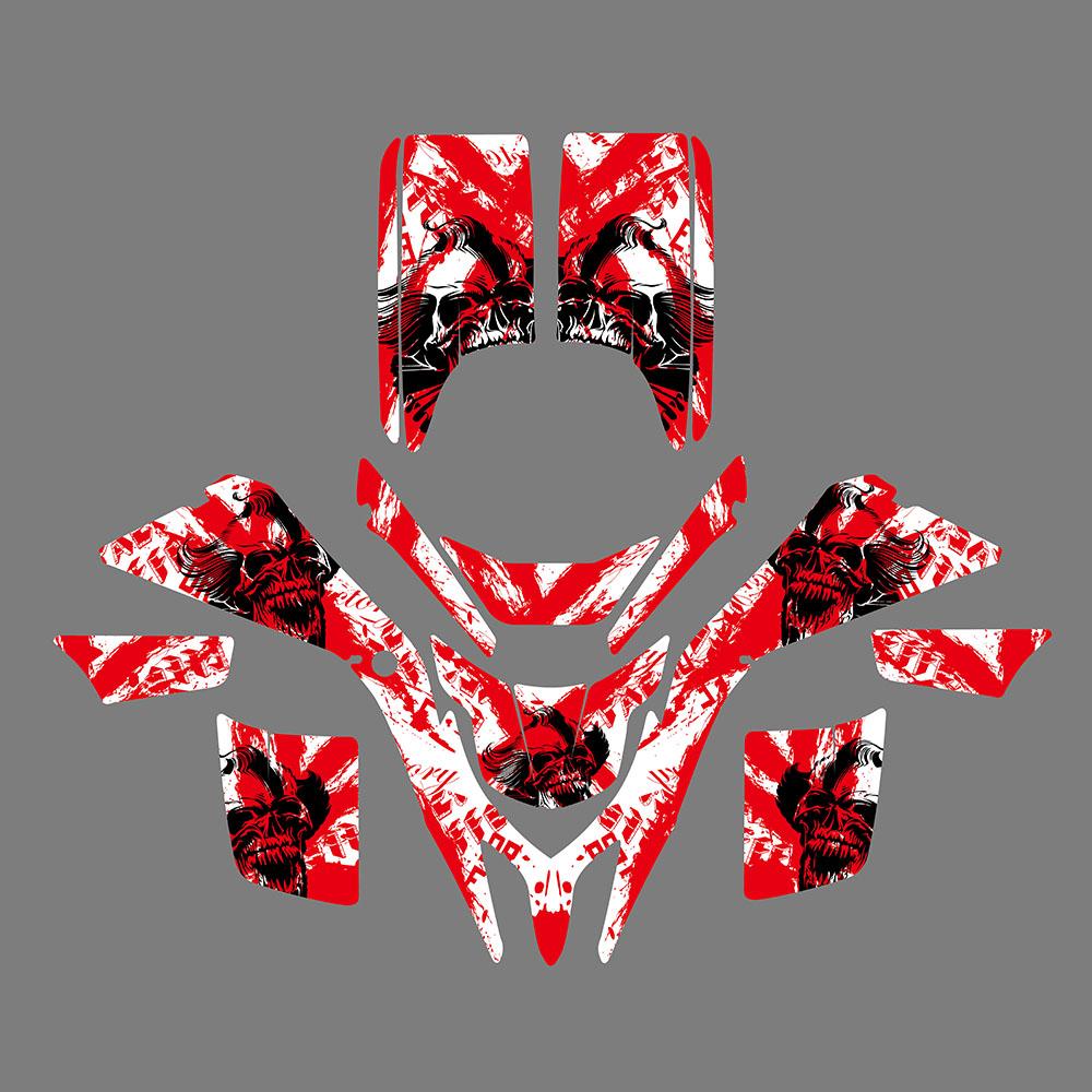 Motorcycle Full Sticker For Yamaha YFS 200 BLASTER 200 1988-2006 Fairing Graphics Background Decal Stickers Kit Customize