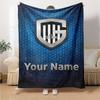 Name Custom KRC Genk Print Flannel Blanket High Quality Warm Comfortable Cover for All Seasons Perfect for Gifts Home Decor