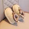 Winter Toddler Fleece-Lined Warm Snow Boots - Soft Sole, Thickened Ankle Boots for Boys & Girls