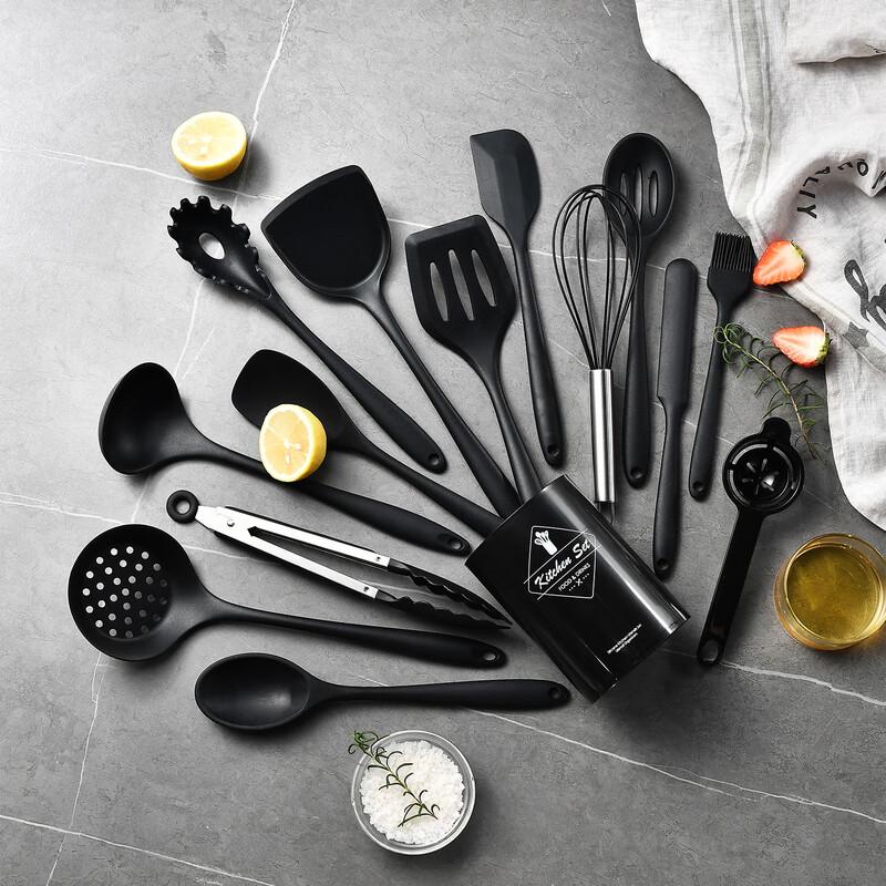 ZISIZ Non-stick Silicone Kitchen Utensil Set