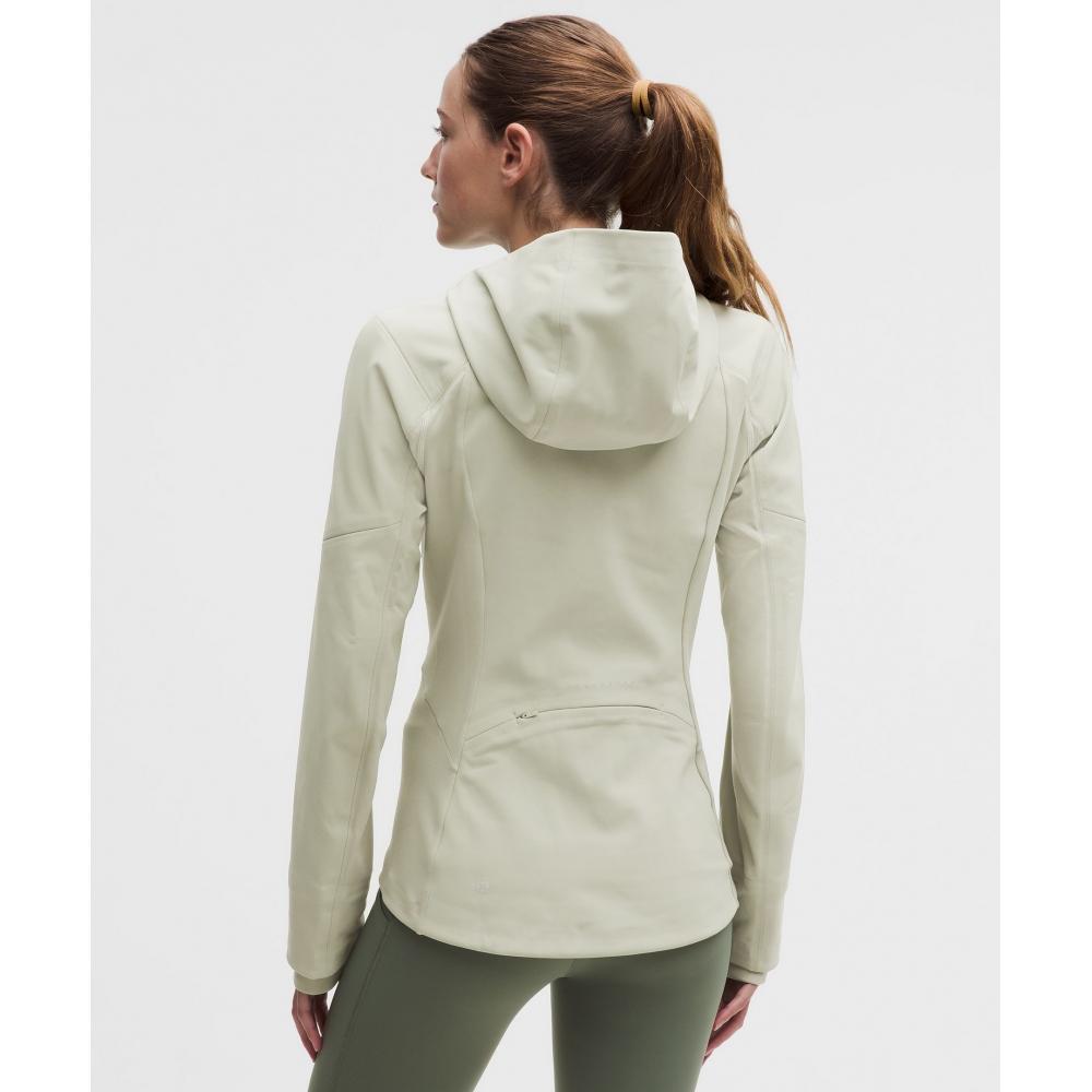 Lululemon Women S croSS Chill Performance Jacket Fog Green