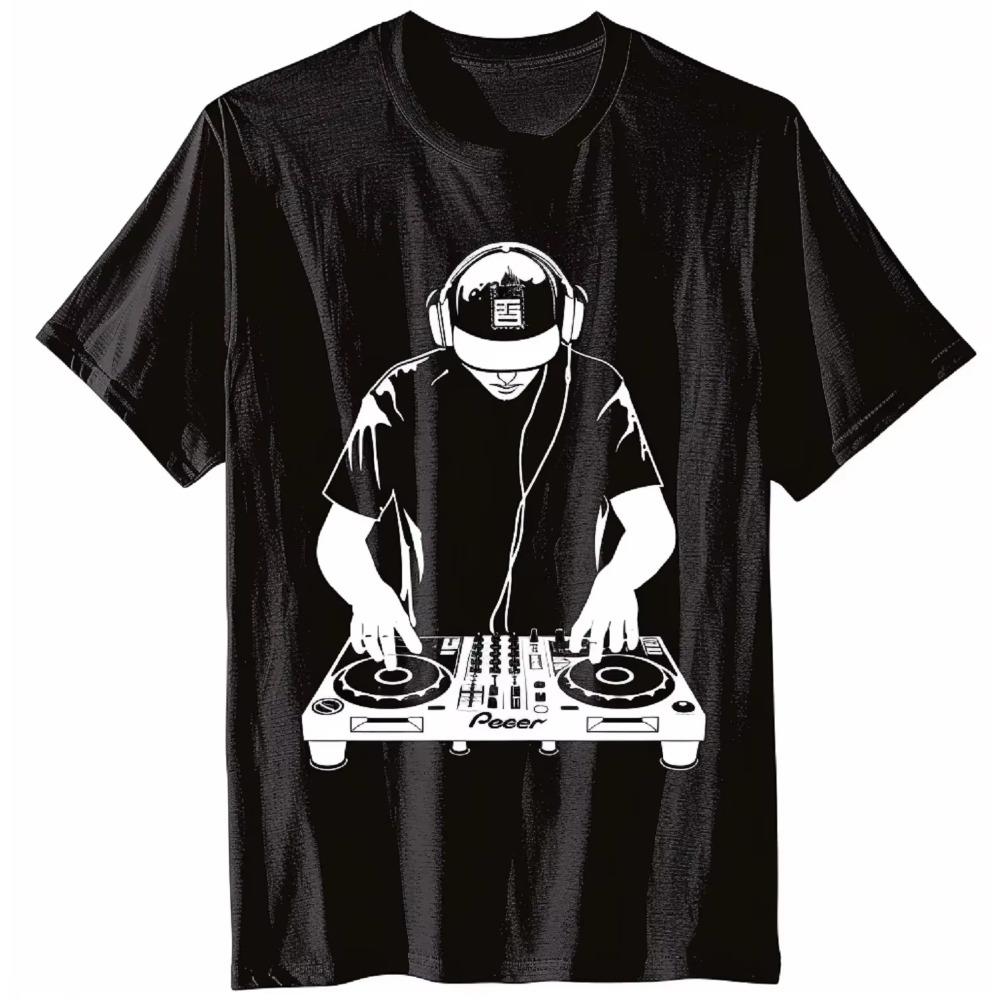 

Funny Personalized Custom Shirts DJ-Inspired Tee Groove To The Max Women Men Clothing Streetwear Graphic T Shirts Harajuku XXXXXL чёрный