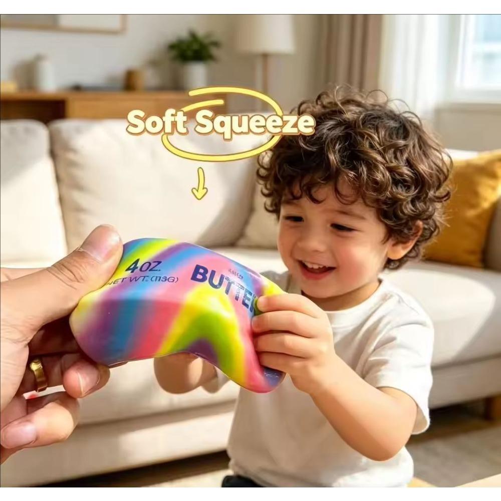 Super Big Butter Stick Squishy Slow Rising Fidget Toy Giant Squeeze Stress Relief Toy for Kids Adults