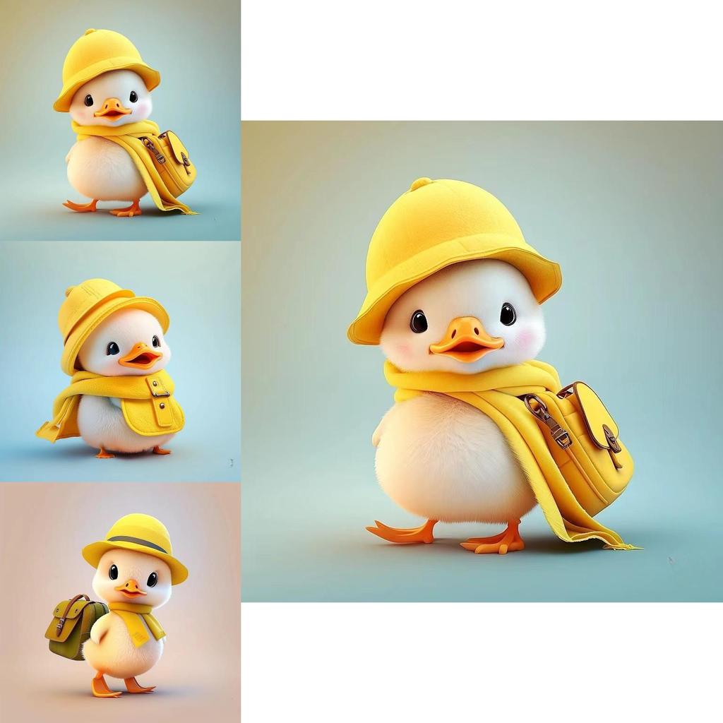 Kleine Gelbe Ente Mit Hut Autoanhänger Mit Acryl-Flachoberflächen-Finish Zur Verbesserung Des Fahrzeuginnenraums