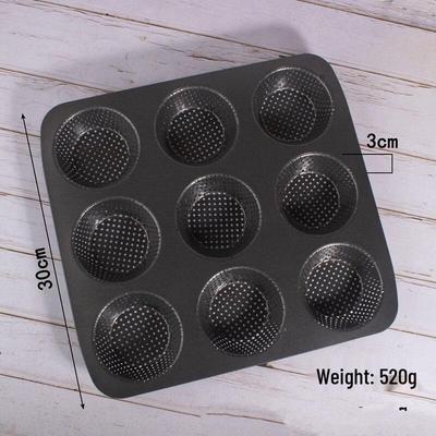 ZISIZ 9-Cavity Hamburger Bun Mold