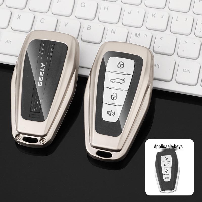 Geely Xingrui 2023 Kunlun Edition Key Case - Full-Coverage Shell for Men and Women Bagged