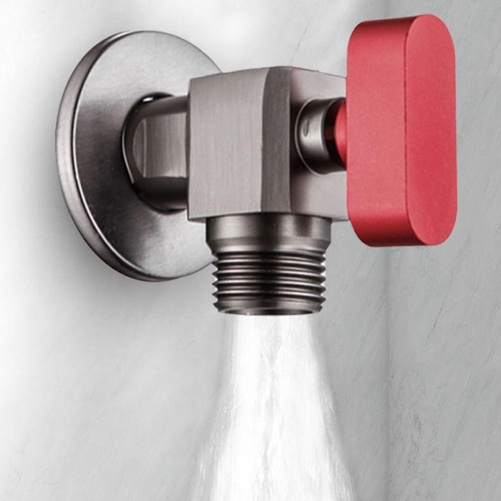Leak Proof Large Flow Angle Valve Hot and Cold Water Water Flows Control Valves  Kitchen