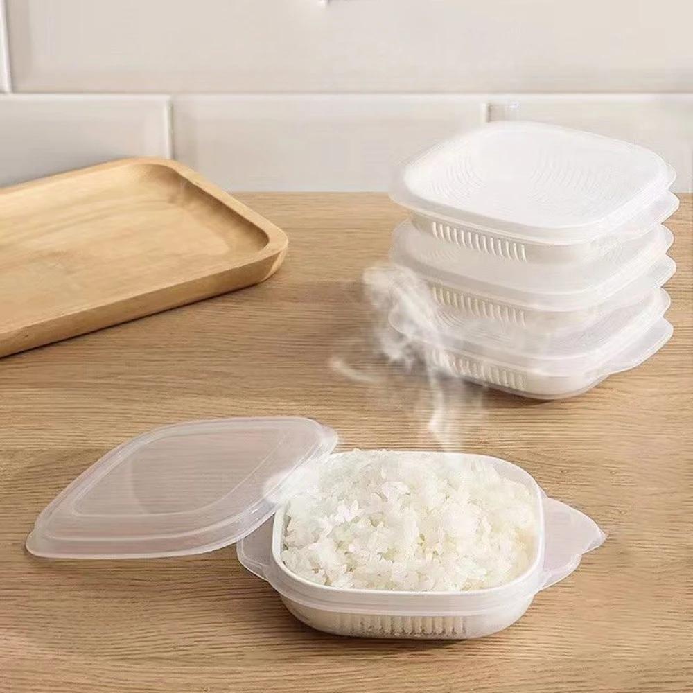 Nuovo Contenitore per Imballaggio e Conservazione del Riso con Riscaldamento a Microonde, Frigorifero Portatile, Congelatore e Contenitore porta coperchi