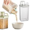Large Capacity Cereal Containers with Measure Cup Plastic Sealed Jar  Snack