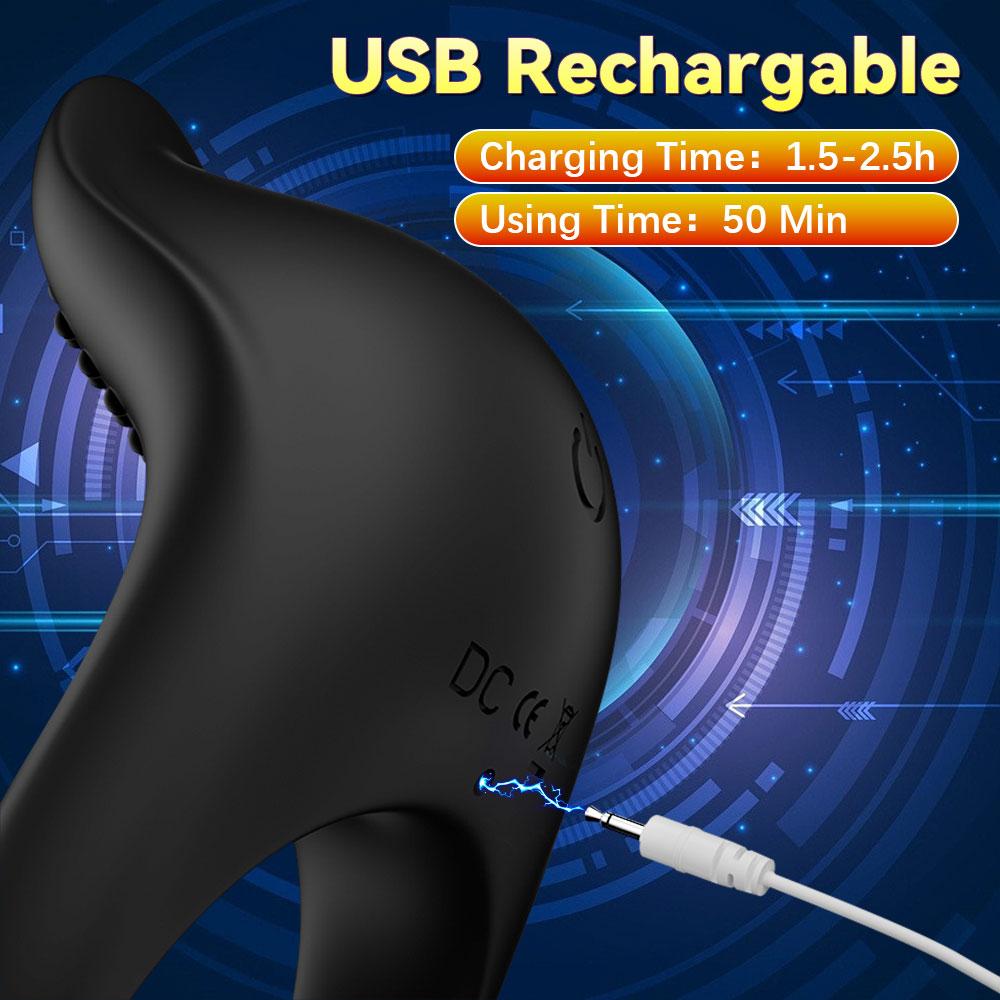 App Control Vibrator Cock Ring For Men Delay Ejaculation Penis Ring Sex Toys Lock Penisring Cockring Adult Male Sex Supplies 18+