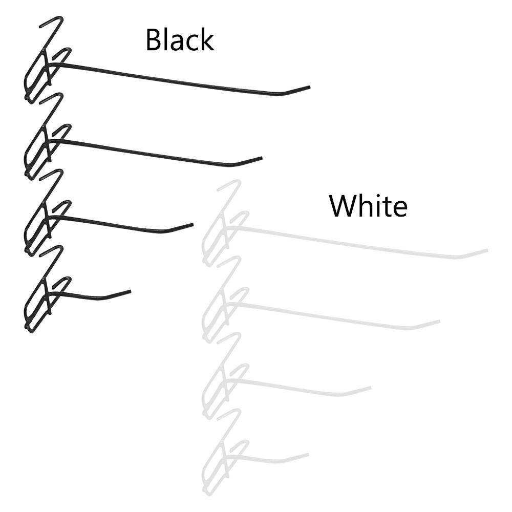 10Pcs Durable Retail Shop Mesh Stall Hangers Wall Hook Reusable Supermarket Shelf Hook Universal Metal Mesh Panel Hooks