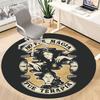 1pc Therapy Healing Relax Office Round Area Rug,  Mat Suitable For Office, Under Office Chairs Bedroom Living Room Home Decor, Room Deco