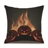 Halloween Linen Pillow Cover Printed Pillow Cover