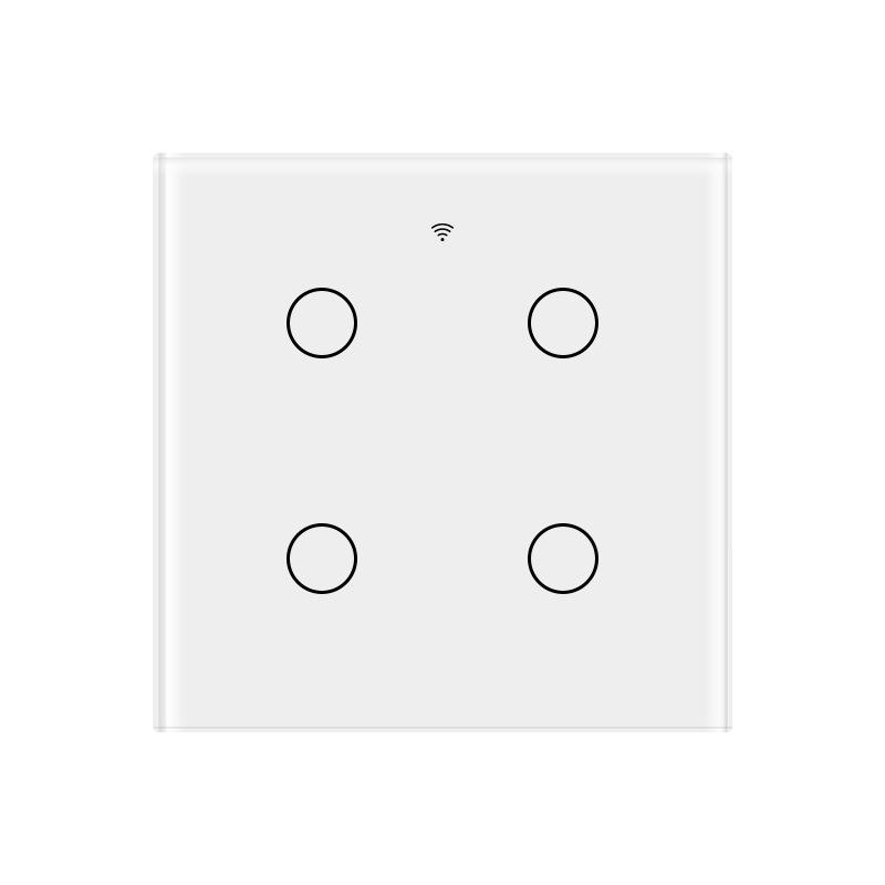 Brazil 6-Way Graffiti Smart WiFi Touch Switch with App, Timers, Alexa & Google Home Compatibility