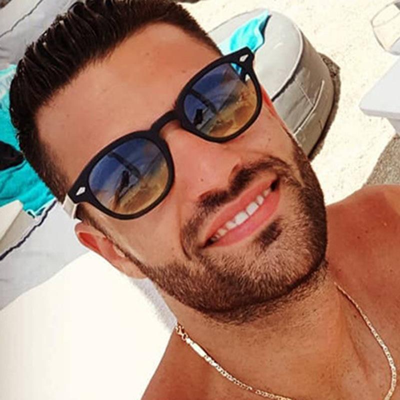 New Fashion Sunglasses Luxury Rice Nail Men Sunglasses Retro Style Sun Glasses Men And Women Alike Eyewear Uv400 Shades