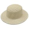 High Quality Panama Straw Fedora Hat With Wide Brim For Sun Protection And Casual Outdoor Style