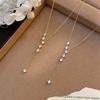 New Tassel Necklace for Women, Popular Korean Style Cool and Delicate Collarbone Chain, Sweater Chain