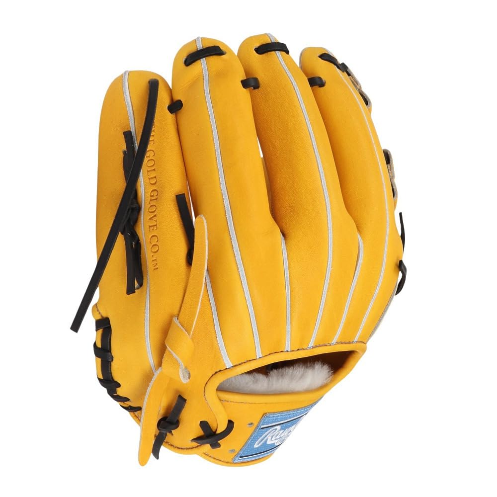 Rawlings PRO PREFERRED GH5FPRCK4 Luva de Arremesso de Beisebol Dourada, Bola Dura, Para Jogador de Campo Interno, Castanha, 11,5 polegadas, Destra