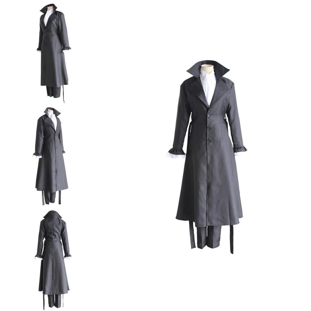 Breathable Japanese Anime Ryunosuke Akutagawa Cosplay Uniform For Halloween