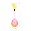 Round Tumbler Tumbler Cat Feeder Toy Interactive Kitten Play Toy  Daily Indoor Entertainment