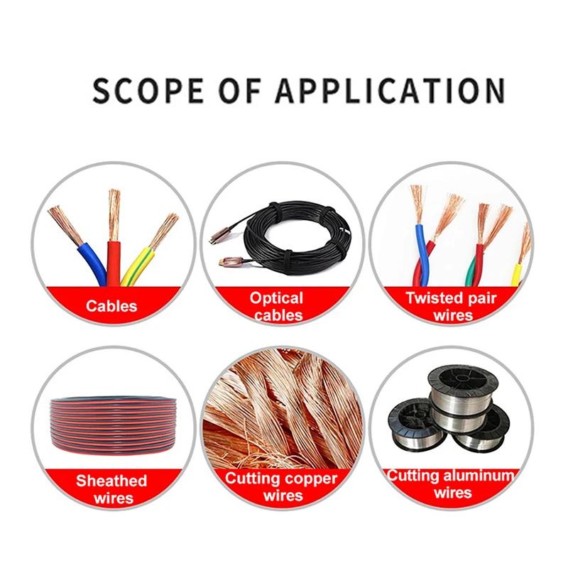 9 in 1 Electrician Wire Crimper Peeler Pliers Multifunctional Cables Stripping Press Plier Terminal Crimping Gross Side Cutting