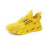 Scarpe da corsa estive in rete traspirante, taglia grande, ultraleggere, con plateau, in tessuto fly-woven, casual, per bambini