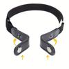 1pcs Black Belt Adjustable Length Design Suitable for All Body Types Lazy Invisible No-hole Waistband Belt
