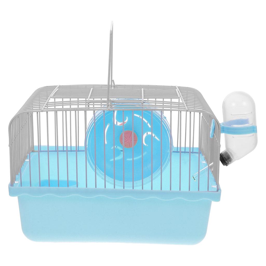 Portable Hamster Travel Carrier Cage ABS Material Spacious Small Animal Carrier for Hamsters Chinchillas Travel Outdoor Use Cage
