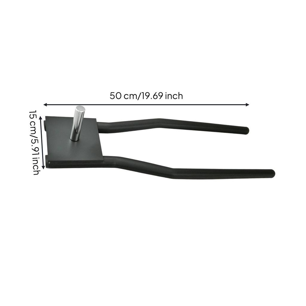 Heavy Duty Flag Car Tire Base | Sturdy Metal Construction, curved with