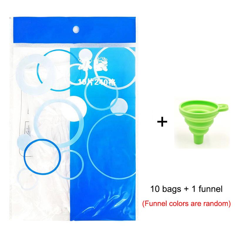 

10-100 шт. Формы для льда Пакеты Одноразовые Решетчатые Пакеты для приготовления льда с воронкой Бар Самозаклеивающийся Пакет для формы для льда Съедобный Замороженный Лед