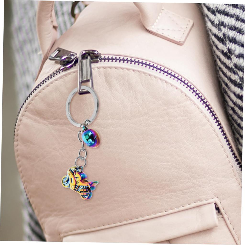 [HORIALENCE] Vintage Motorcycle Decoration Metal Key Chain Cool Key Chain for Men Bike Charm Keychain Car Key Chain Key Hole