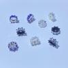 Gold-Plated Spacer Beads with T-Shaped Cubic Zirconia for DIY Jewelry Bracelet Necklace Making